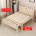 giường rào nam và nữ có thể thu cho trẻ em với một chiếc giường gỗ giường đơn mở rộng khâu thu kéo đa chức năng - Giường