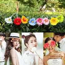 Photo studio photography props wedding photography bouquet tour location Joker long pole flower fake flower Frangerbera