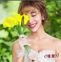 New wedding photos hand-held Flower Calla Lily photo studio lovers Korean photo props childrens photo simulation fake flowers