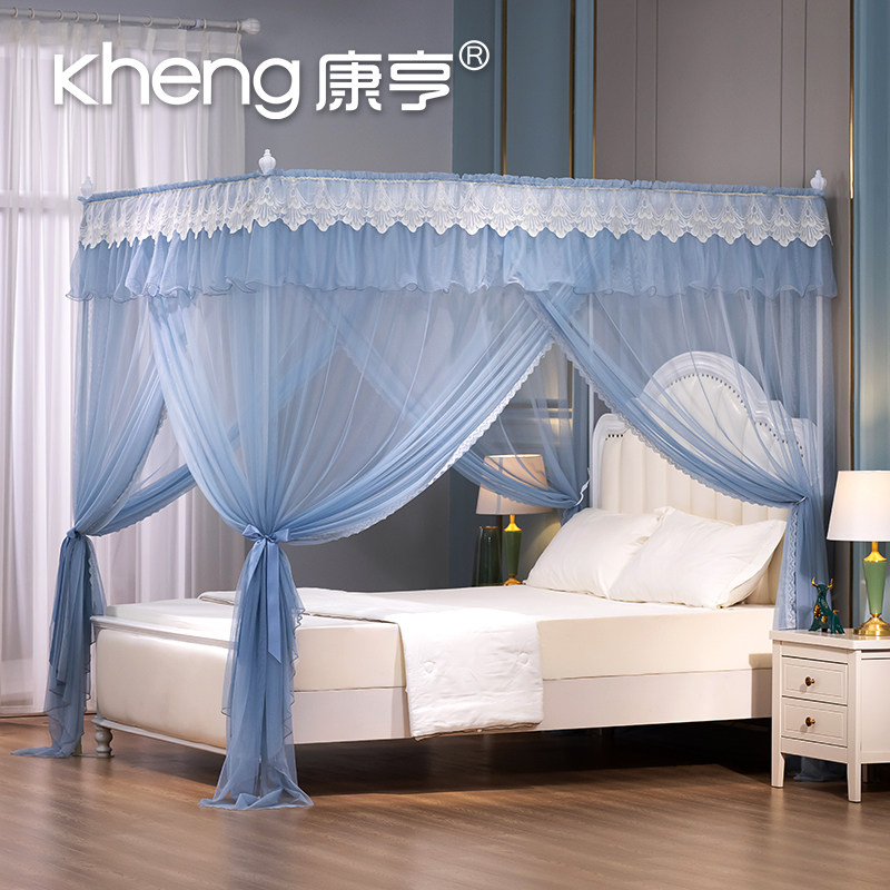 Conhen Mosquito Net Home Meritocratic Wind 1 5m Bed 1 8 Floor Bracket Fixed Plus Coarse Thickening 2 m Palace Tattoo Ledger