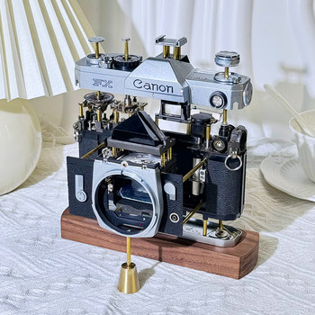 Defects-old craftsman handicrafts/stereo antique camera disassembly/home decoration/villa decorations for sale