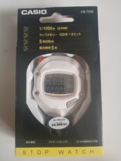 секундомер 外包装差点 商品全新，适合自用，日本卡西欧 hs 70w秒表计时器 3