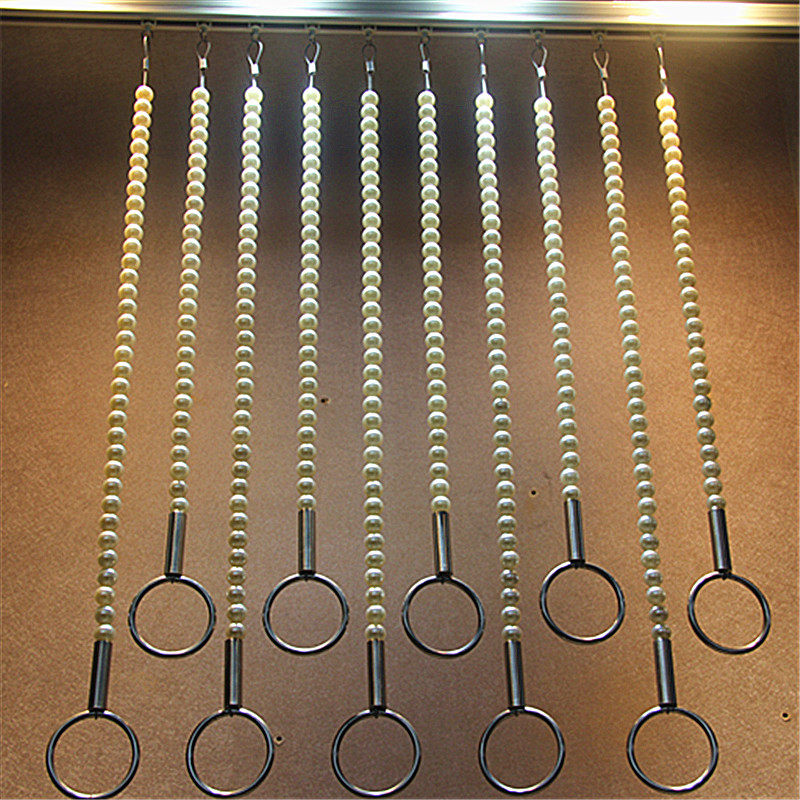 Clothing store crystal hanging ring display rack steel wire hanging hanger on the wall hanging chain hanging clothes hook children's clothing store hanging clothes chain