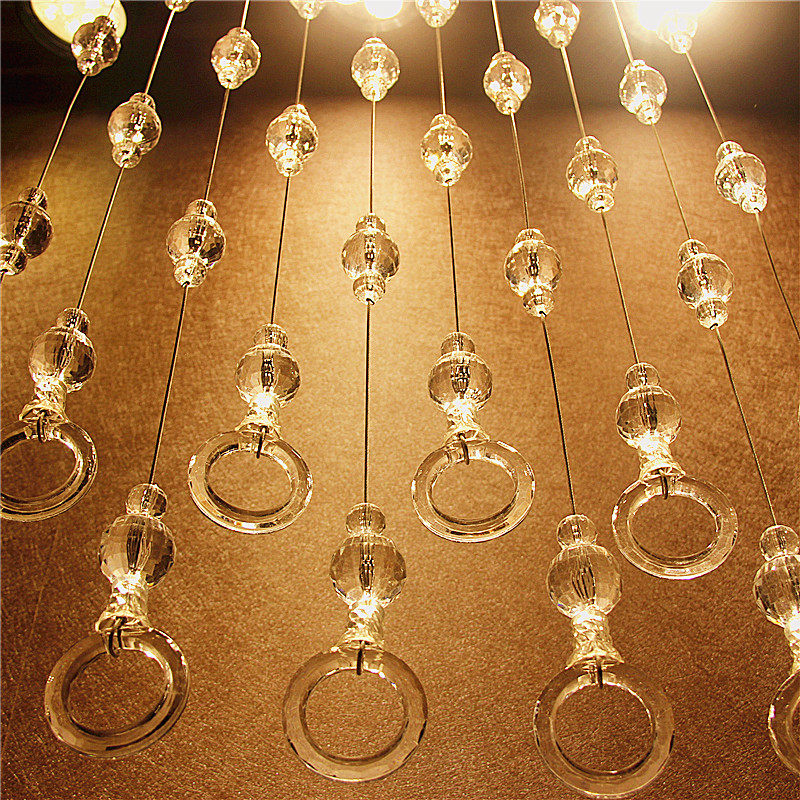 Clothing Store Crystal Rings Pendant Chain Hanging Chain Hanger Hanger Hanging Pendant Accessories Display Beads Pendant