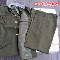 87 Military uniform Land school breeches suit thickened winter clothing wool old-fashioned military uniform middle-aged tunic suit
