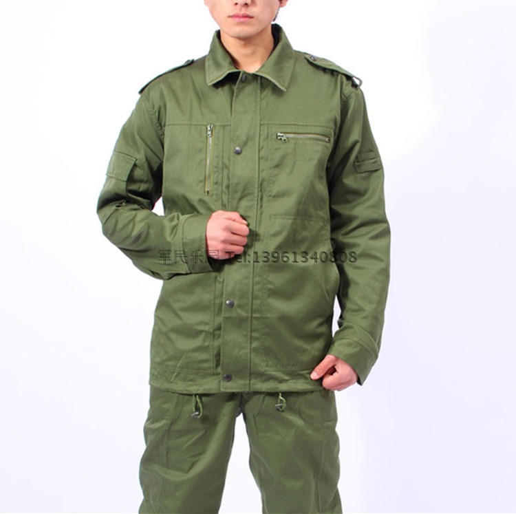 Real brand new old fashioned 87 style winter as polyester-card working clothes yellow polyester work clothes retired clothing veteran clothes-Taobao
