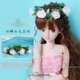 Ye Luoli búp bê vòng hoa đêm loli DIY tùy chỉnh trang sức phụ kiện hoa hồng dễ thương lãng mạn headband