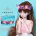 Ye Luoli búp bê vòng hoa đêm loli DIY tùy chỉnh trang sức phụ kiện hoa hồng dễ thương lãng mạn headband Búp bê / Phụ kiện