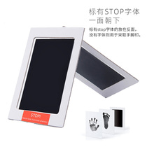 Sanmu baby hand and foot ink permanent baby newborn full moon 100 days hand foot print footprint no wash stamp