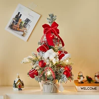 40 см. Красное падающее снег маленькое дерево (отправьте световые струны)