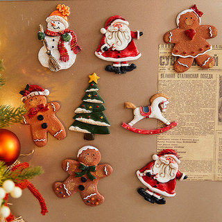 Christmas ornaments saint retro style magnetic refrigerator magnet