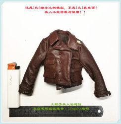 1/6 Scale Soldier Did 80154 Ace Pilot African Star Leather Pilot Jacket 1/6 Scale Model
