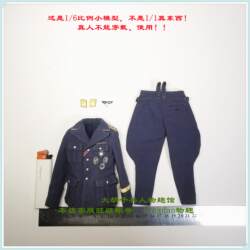 Did D 80147 German Air Force Fake Captain Uniform Clothes and Pants + Full Set of Badges 1/6 Scale Model