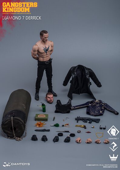 1/6 Scale Figure Damtoys Dam Gk026 Kingdom Block 7 Derek, Brand New in Box, Ready to Ship