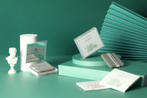 () LOLOL Laura Lola suction oil paper facial control oil with mirror face makeup and paper