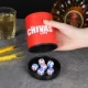 Chivas Red Dice Cup+Base (6 Dice)
