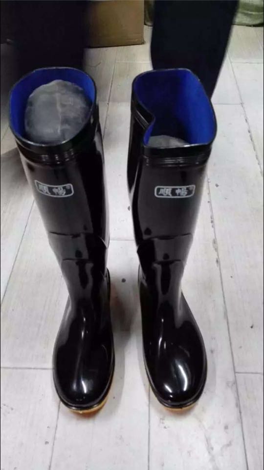 Mùa xuân, mùa hè và mùa thu đôi giày cao ủng đi mưa cho nam và nữ - Rainshoes giày lưới nam chịu nước