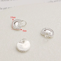 Серебряный цирконий, слиток, подвеска