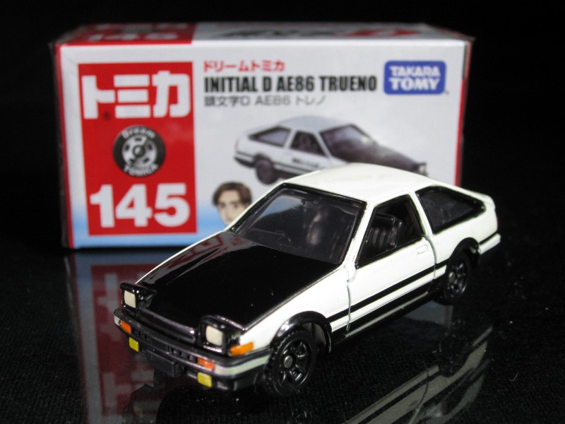 正版盒裝tomy Tomica多美合金車dream145號頭文字initial D Ae86