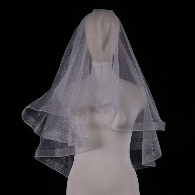 Han-style minimalist with comb bridal wedding dresses white to waist-covered luminous accessories