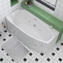 Hengmeile small apartment acrylic bathtub Japanese massage bathtub home independent ordinary bathtub