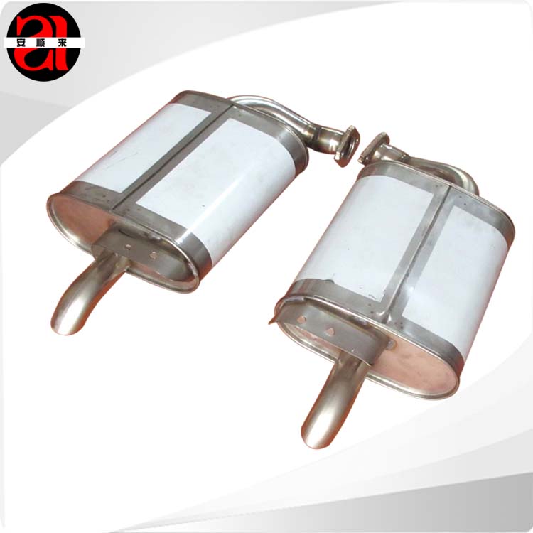 Nissan Sky Stainless Steel Exhaust Pipe Rear Section Car Silencers Stainless Steel Silencers 304 Silencing bag