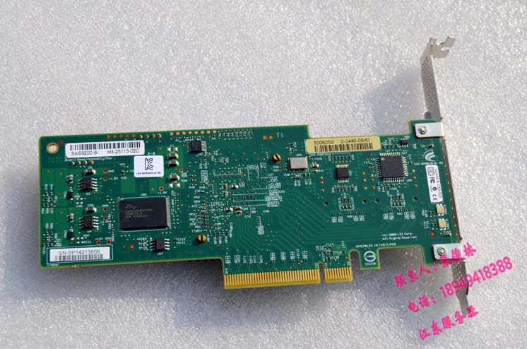 RAID-контроллер lsi 9211-8i 9200 9240 2008  6gb sas直通it群晖卡46m0861 6t 8t