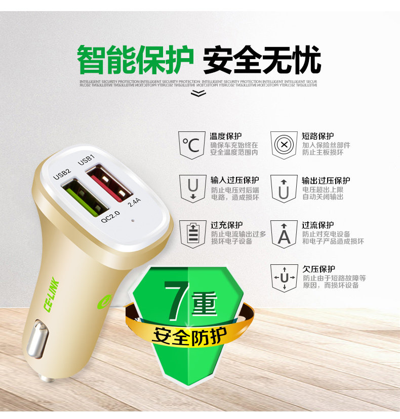 chargeur CELINK 2.4A, 2A - Ref 1300140 Image 17