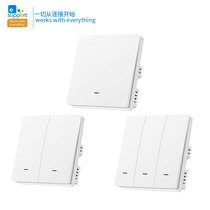 Easy to Connect wifi smart 86 single fire wire mechanical casual panel Huawei hilink home wiring-free switch