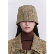 CHICJOC HARRIS UK imported classic HARRIS wool fight imported leather retro fashion potted cap