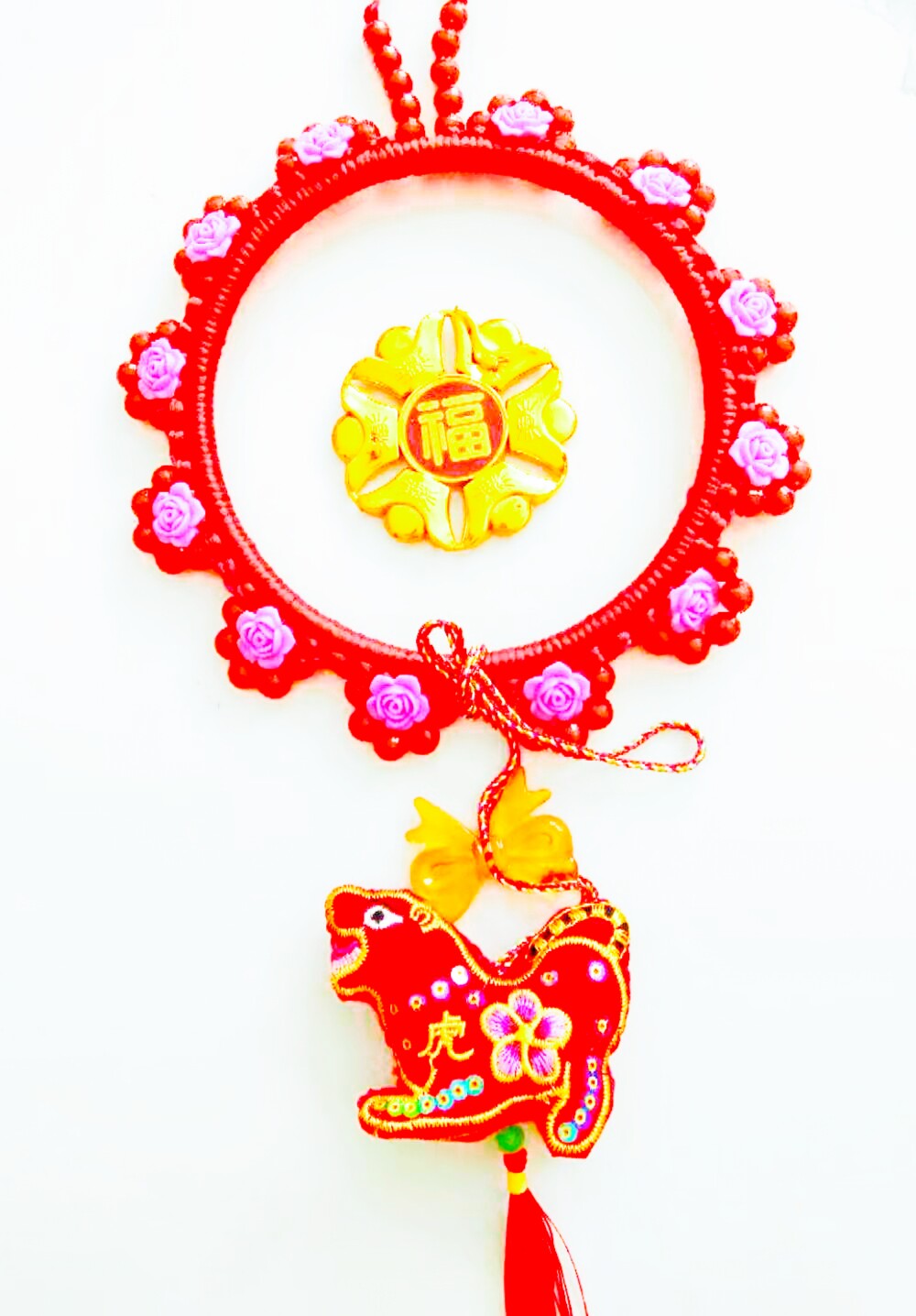 Birthday Creative Gift Full Moon 1 Year Old 3 Year Old 12 Year Old Handmade Birthday Chiche Beads Gold Lock Accessories Disc