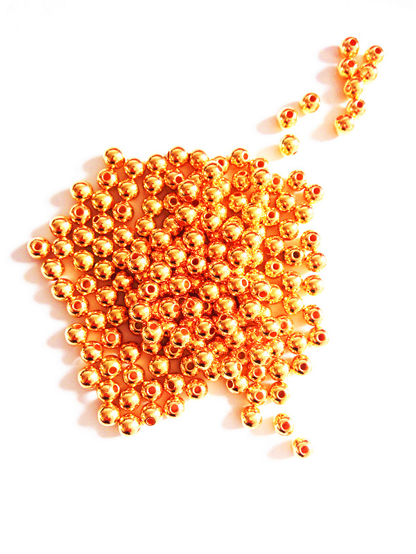 DIY beaded fortune tree loose beads material handmade hydrangea birthday money lock accessories electroplating gold beads