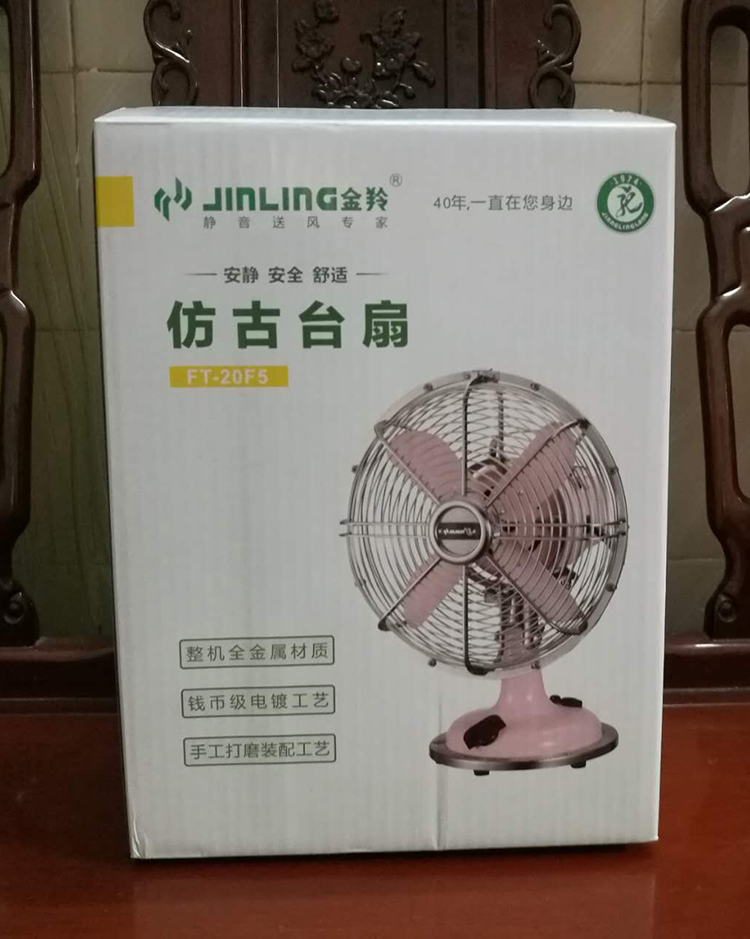 Jinling FT-20F4 8 inch / 10 inch / 12 inch máy tính để bàn cổ quạt bàn xuất khẩu quạt điện bằng đồng - Quạt điện quạt điện giá rẻ