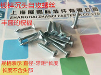 8#美标4 2 Series GB846 cross sunk head self-tapping screw flat self tapping nail 100 only price