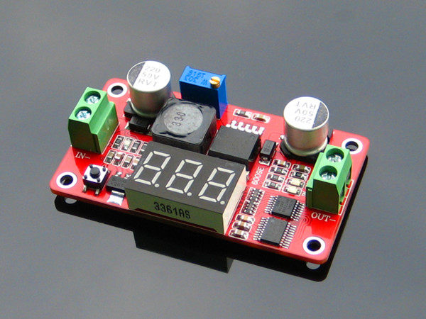 XL6019 DC-DC boost power module with voltage display regulated power supply output voltage adjustable