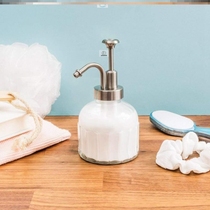 Detergent mixed vial laundry detergent shampoo shower gel travel portable replacement bottle transparent stainless steel pump head