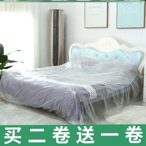 Disposable decoration cover furniture gray film dormitory holiday dust cloth student holiday bedroom bed cover bed cover film