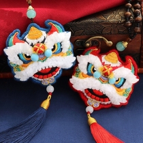 Year of the Tiger Sachet Sachet Sachet Embroidery Traditional Handmade Pendant Zodiac diy Material Bag Chinese Style Tiger Sachet