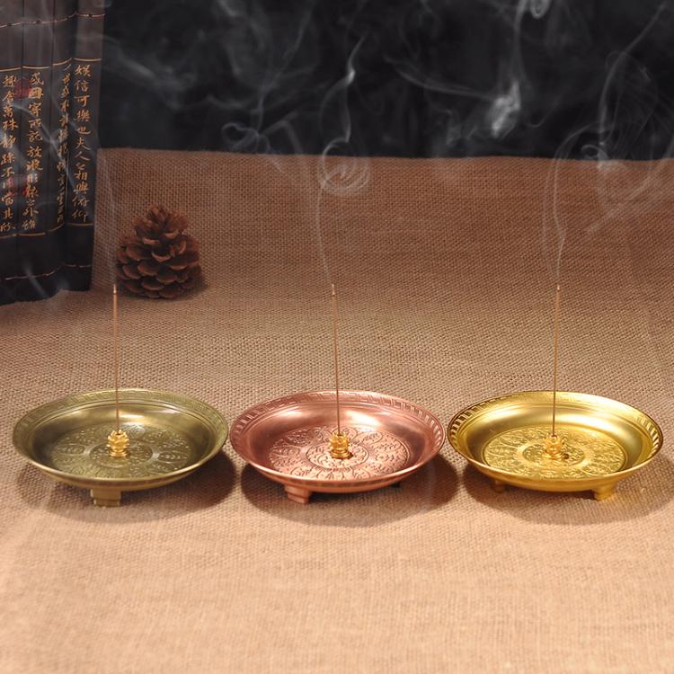 Smoke Disk Fire Disk Food Disk Pure copper alloy cigarette for basin cigarette supplying furnace
