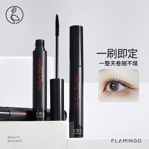 火烈鸟 Удлиняющая завивающая тушь, тонкая кисть, не растекается