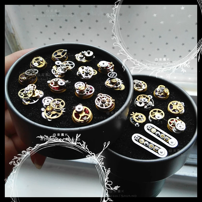 Мужские настоящие механические серьги с шестернями, DIY, стиль панк, серебро 925 образец