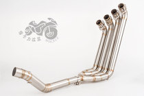 Motorcycle modified exhaust pipe muffler CBR650F front section Stainless steel CBR650F exhaust pipe middle section