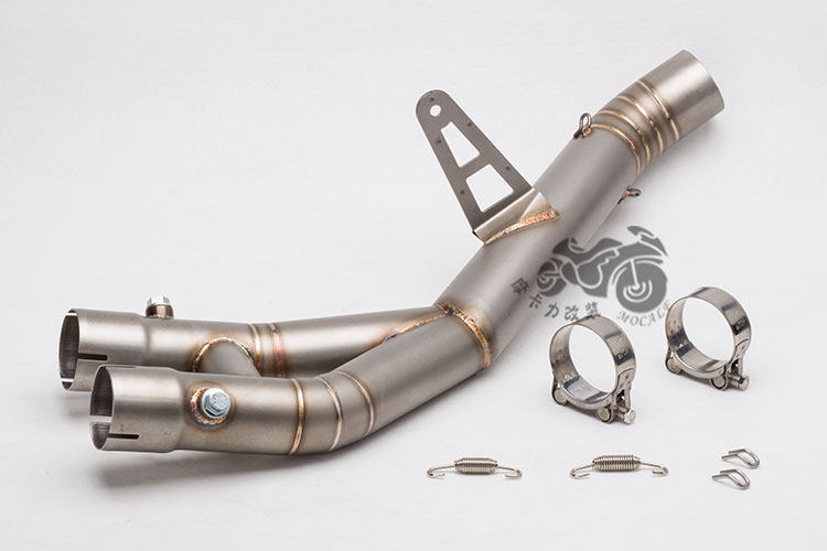 Locomotive exhaust pipe modified silencer two-in-one midsection R1 midsection 2015 -2017 R1 exhaust pipe