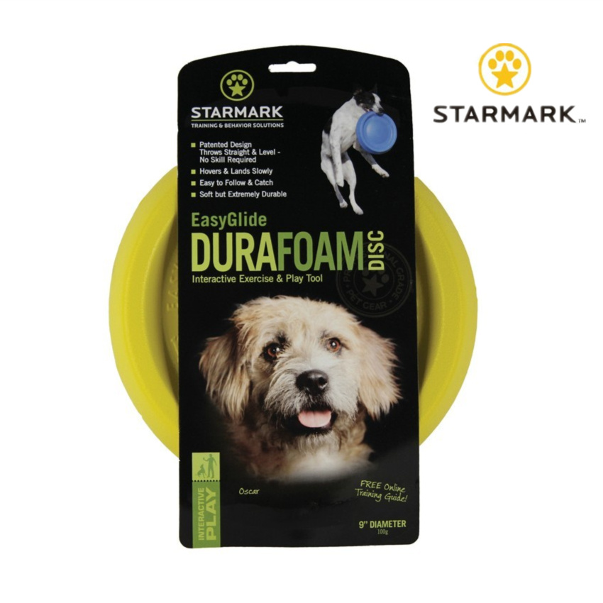 American StarMark Stars Interactive Floating Frisbee Food Basin Dogs Favorite Outdoor Toys