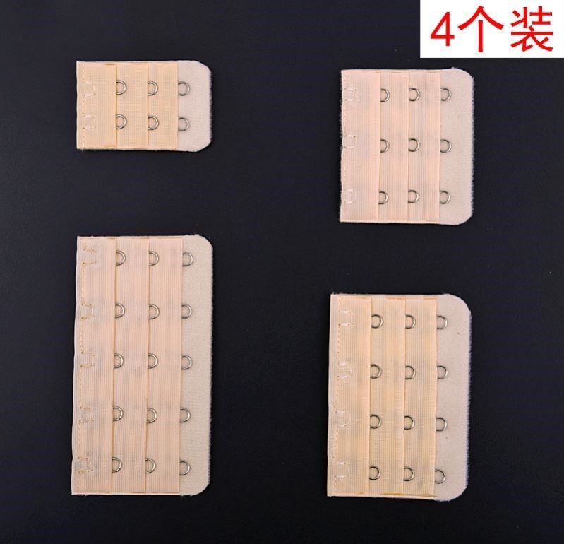 Buckle Underwear bra shoulder strap widening joint growth with underwear Three rows of buckle ring bra extended buckle clasp No mark buckle hook