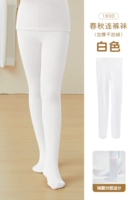 Белые осенние утепленные колготки, увеличенная толщина