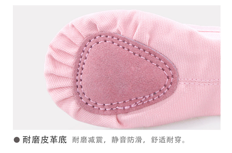 пуанты 儿童舞蹈鞋女成人芭蕾舞鞋女童软底练功鞋黑色猫爪鞋跳舞鞋形体鞋 Dodge