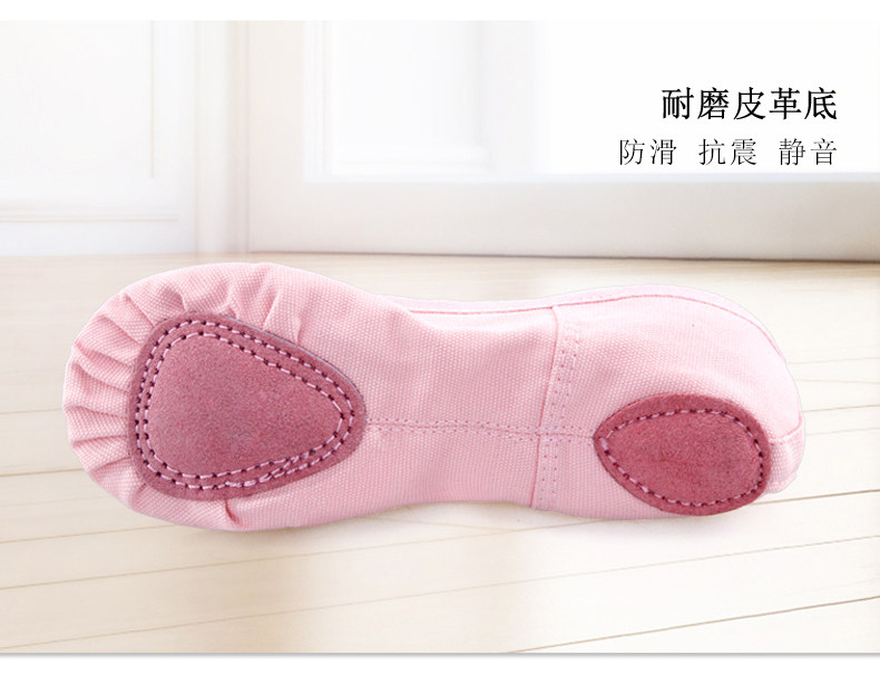 пуанты 儿童舞蹈鞋女成人芭蕾舞鞋女童软底练功鞋黑色猫爪鞋跳舞鞋形体鞋 Dodge