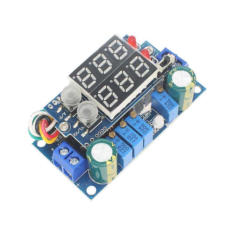 数显MPPT太阳能控制器5A  6V-36V18V转2-32V12V电池充电YH11087A