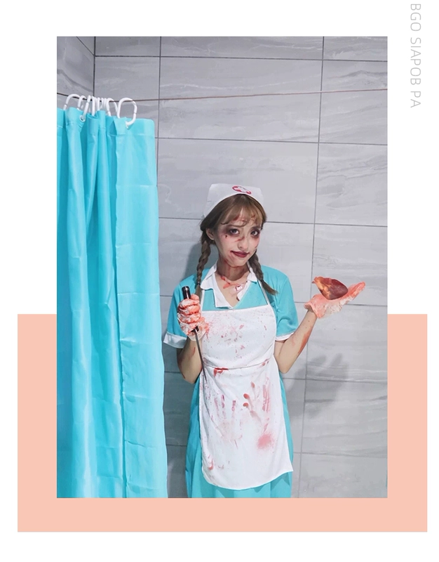 31 halloween Trang phục Halloween nữ cosplay quần áo nữ thanh Đảng trình diễn trang phục người lớn trưởng thành kinh dị y tá halloween 2015